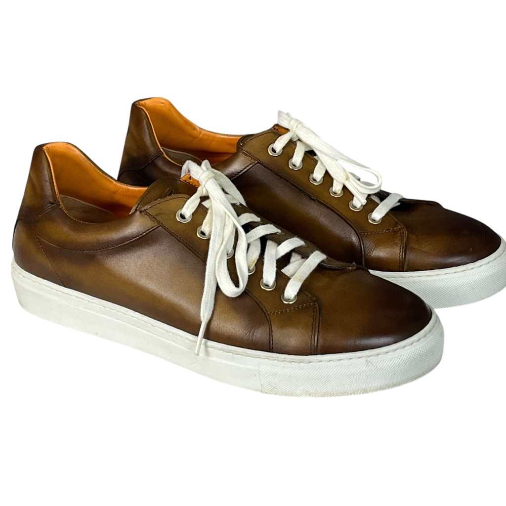Mens Finsbury Sneaker Julian Brown Patina Size 9